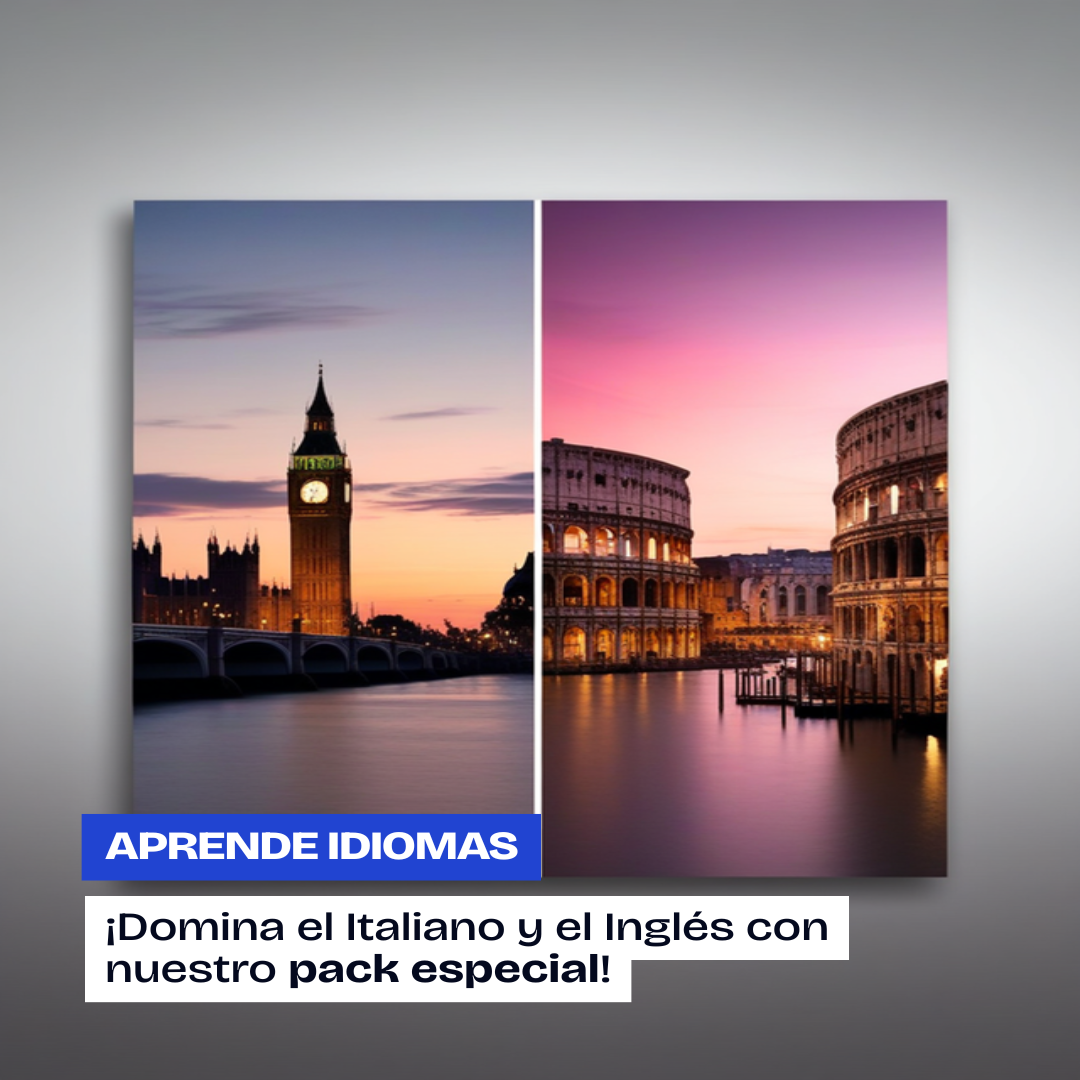 Pack Italiano + Inglés